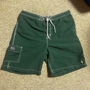 Polo Ralph Lauren Board Shorts Surf Beach Lined Swim Cargo Trunks Men XL